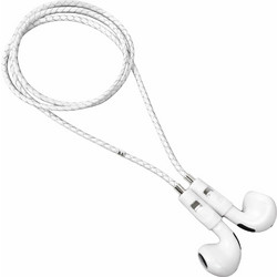 Tapper Lamb Leather Strap για AirPods και AirPods Pro Λευκό Δέρμα / 925 Silver 1014