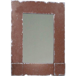 ΚΑΘΡΕΦΤΗΣ ΞΥΛΙΝΟΣ ΚΕΡΑΜΙΔΙ ΑΝΤΙΚΕ 70Χ55cm 160755