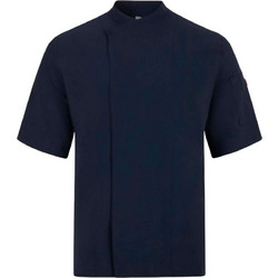 Σακάκι σεφ με κοντό μανίκι μπλε 100% microfiber Sonno