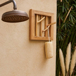 Κρεμάστρα τοίχου Nextdeco Tribeca ανακυκλωμένο ξύλο teak Υ25x11/8x28εκ