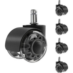 MarkAdler Ρόδες Καρέκλας Wheels 3.0 Black 5903796019230
