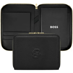 HUGO BOSS HTM616A Ντοσιέ A5 Signature Lady Black Zip Folder