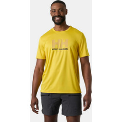HELLY HANSEN Ανδρική Τεχνική Μπλούζα HH TECH GRAPHIC T-SHIRT 2.0 YELLOW άνδρες