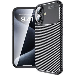 Ancus AutoFocus Carbon Fiber Back Cover Black (iPhone 17)