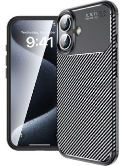 Ancus AutoFocus Carbon Fiber Back Cover Black (iPhone 17)