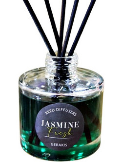 Keradiko Αρωματικό χώρου reed diffusers Γιασεμί 120ml 003081ΓΙΑ
