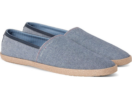 TOMMY HILFIGER - Εσπαντρίγιες HILFIGER CHAMBRAY ESPADRILLE ΑΝΔΡ. ΥΠΟΔΗΜΑ