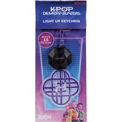 Blue Sky KPop Demon Hunters Keychain with light Huntr/x Μπρελόκ