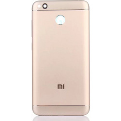 Xiaomi Redmi 4X Μεταλλικό Καπάκι Μπαταρίας (GOLD) + Δώρο SIM Tray