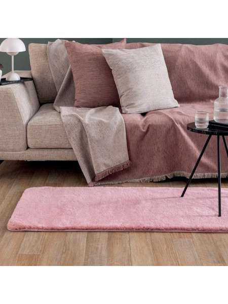 Χαλί Κρεβατοκάμαρας (60x140) Lagos Pink Palamaiki Ροζ 60x140
