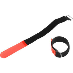 Adam Hall VR 2530 Red - Δεματικό καλωδίων Velcro 30 x 2,5 cm