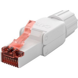 GOOBAY βύσμα RJ45 65942, CAT 6 UTP, tool-free, λευκό