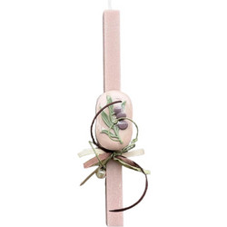 Inehome 951-996-0503 Inehome Λαμπάδα τετράγωνη με σαπούνι ελιά καφέ
