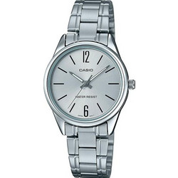 Casio Γυναικείο Ρολόι με Ασημί Μεταλλικό Μπρασελέ LTP-V005D-7B