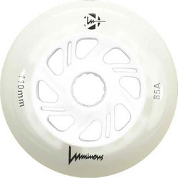 LUMINOUS 110χιλ./85A Ροδάκι Led - White Glow (3αδα)
