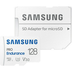 Samsung Pro Endurance microSDXC 128GB Class 10 U3 V30 UHS-I + Adapter