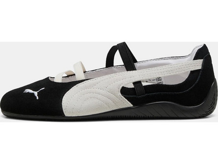 Puma Speedcat Γυναικείες Μπαλαρίνες 401287-06 PUMA Black-PUMA White-Warm White