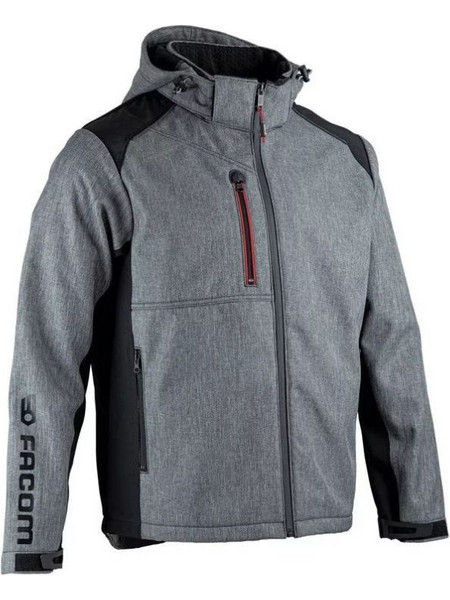 Facom FXWW2020E-FR6 Μπουφάν Black/Grey Trial No.XXL