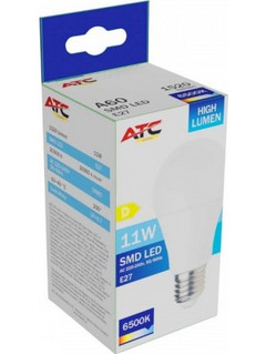 ATC SMD LED High Lumen Λαμπτήρας A60 230V 11W/1520LM E27 6500K