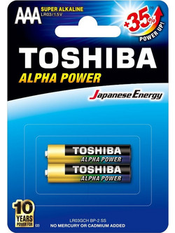 Toshiba Alpha Power AAA 2τμχ