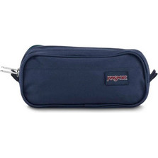 JanSport Pouch Κασετίνα με 2 Θήκες Navy Μπλε EK0A5BBVN541