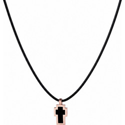 VERY GAVELLO Tattoo Mini Κολιέ-Σταυρός από χρυσό 9ct Rose Gold (Μήκος:35.00cm-75.00cm) VPTA-XX-R1