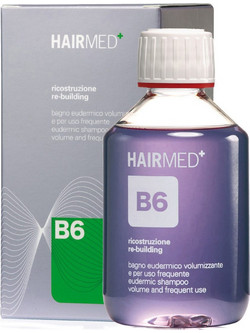 Hairmed B6 Volume Eudermic Σαμπουάν για Όγκο για Ταλαιπωρημένα Μαλλιά 200ml