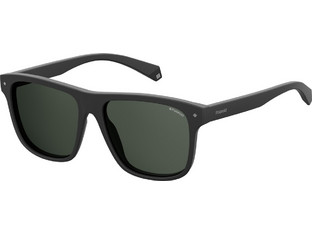 Polaroid Eyewear PLD6041/S 807/M9 Ανδρικά Γυαλιά Ηλίου Τετράγωνα Κοκάλινα Μαύρα με Μαύρο Polarized Φακό