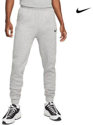 Nike Team Park 20 Ανδρικό Παντελόνι Φόρμας Fleece με Λάστιχο Γκρι CW6907-063