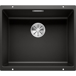 Blanco Subline 500-U Υποκαθήμενος Νεροχύτης Γρανίτη Black 53x46cm
