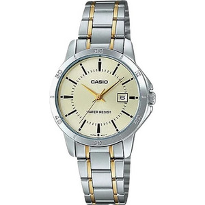 Casio Γυναικείο Ρολόι με Ασημί Μεταλλικό Μπρασελέ LTP-V004SG-9AU Casio Γυναικείο Ρολόι με Ασημί Μεταλλικό Μπρασελέ LTP-V004SG-9AU