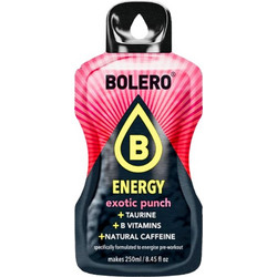 Bolero Energy Exotic Punch (Εξωτικό Παντς) Ενεργειακό Ρόφημα χωρίς Ζάχαρη σε Σκόνη 7gr