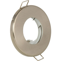 VK Lighting Σποτ στρογγυλό σταθερό GU5.3/PAR16 Max 12W (LED) IP65 o8.5x3.7cm νίκελ ματ VK/03058/MC 64173-033121