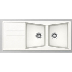 Schock Cristadur Mono Superwhite Ένθετος Νεροχύτης Γρανίτη Αντιστρεφόμενος 116x50cm 32300-1301