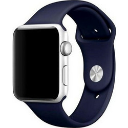 Goospery Mercury Λουράκι Σιλικόνης Navy Blue (Apple Watch 42 / 44 / 45mm)