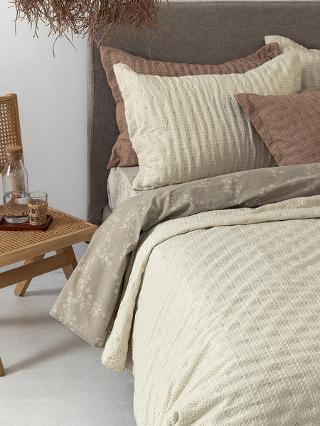 Palamaiki Κουβερλί ημίδιπλο 160x240 TOT IVORY Μπεζ