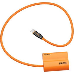 ZGCINE USB-C to NP-W235 Braided Dummy Battery Cable