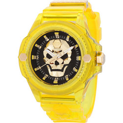 Philipp Plein Ανδρικό Ρολόι με Κίτρινο Λουράκι PWWAA0123