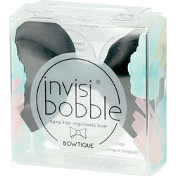 Invisibobble Bowtique Spiral Hair Ring Λαστιχάκι για τα μαλλιά για γυναίκες 1 τεμ Απόχρωση True Blac