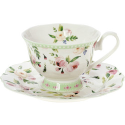 Cryspo Trio Primavera Φλιτζάνι Τσαγιού Πορσελάνης Πράσινο 200ml 28.097.16