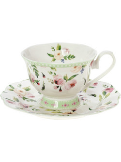 Cryspo Trio Primavera Φλιτζάνι Τσαγιού Πορσελάνης Πράσινο 200ml 28.097.16