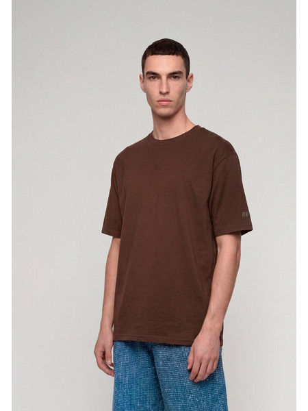DEF Basic T-Shirts choclate brown
