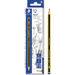 STAEDTLER ξύλινο μολύβι Noris 120-3, εξάγωνο, H3, 12τμχ