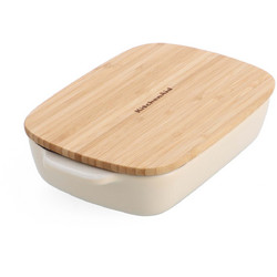 KitchenAid - Small Baker with Lid - Almond Cream