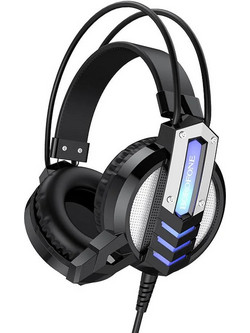 Borofone BO100 Fun Gaming Headset Over Ear Black Silver