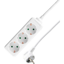Πολύπριζα 3θ 16A 1M,3g1 λευκό LS-3W LIME