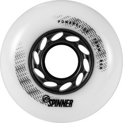POWERSLIDE 72χιλ./88Α Spinner Ροδάκια - Λευκά (4τμχ.)