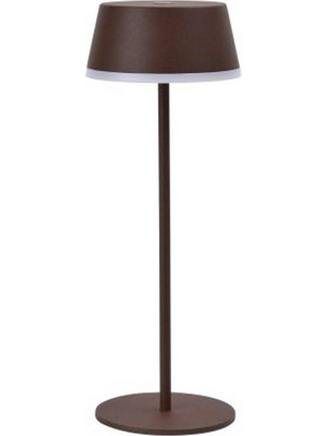 Φωτιστικό Πορτατίφ Lora Επαναφορτιζόμενο LED 2.5W 3000K 150Lm Καφέ