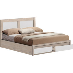 HomeMarkt Capri Κρεβάτι Ημίδιπλο Ξύλινο με Αποθηκευτικό Χώρο 120x200cm HM665.06