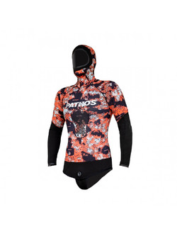 Pathos Coral Camo Σακάκι Κατάδυσης Neoprene με Επιστήθιο για Ψαροντούφεκο 5mm